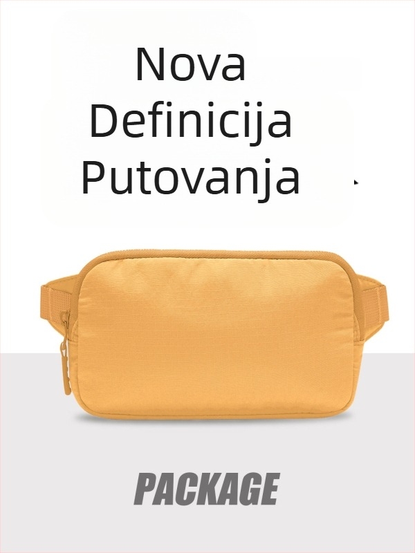 Ženska pojasna torbica za telefon za biciklizam, najlon, 0.7L, vodootporna i otporna na habanje