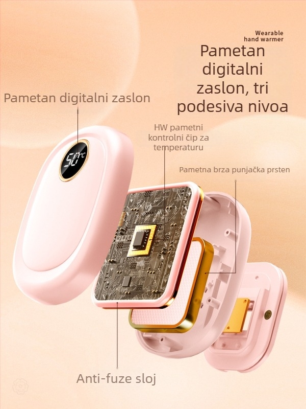 Rukavice za biciklizam s USB napajanjem grafenskim grijanjem za vožnju na otvorenom zimi