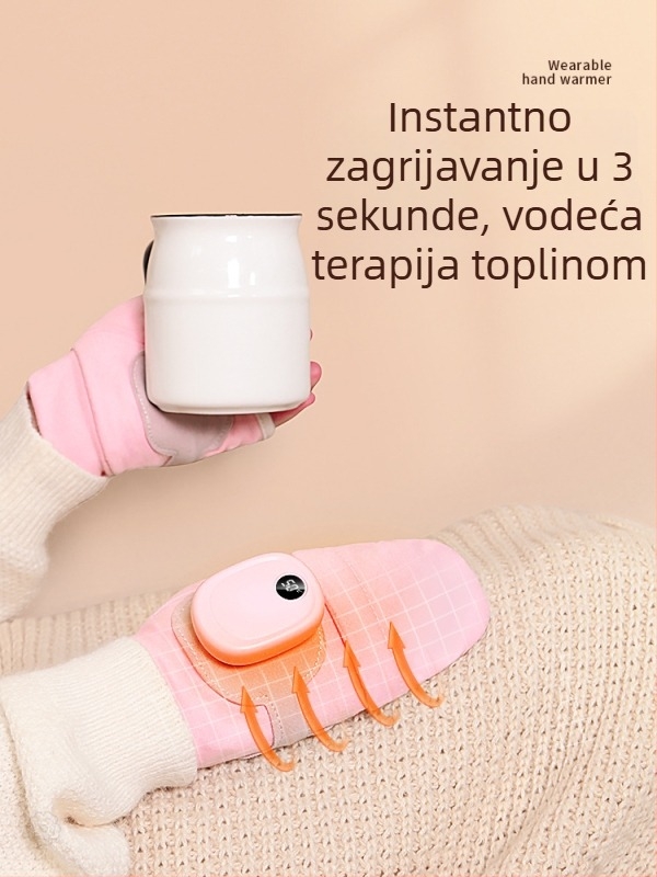 Rukavice za biciklizam s USB napajanjem grafenskim grijanjem za vožnju na otvorenom zimi