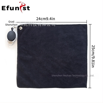 Golf ručnik efunist - poliester, dvostrani baršun, karabiner, unutarnja i vanjska upotreba