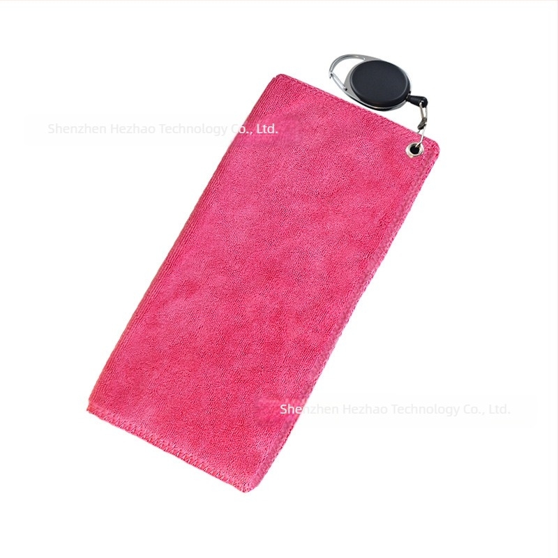 Golf ručnik efunist - poliester, dvostrani baršun, karabiner, unutarnja i vanjska upotreba