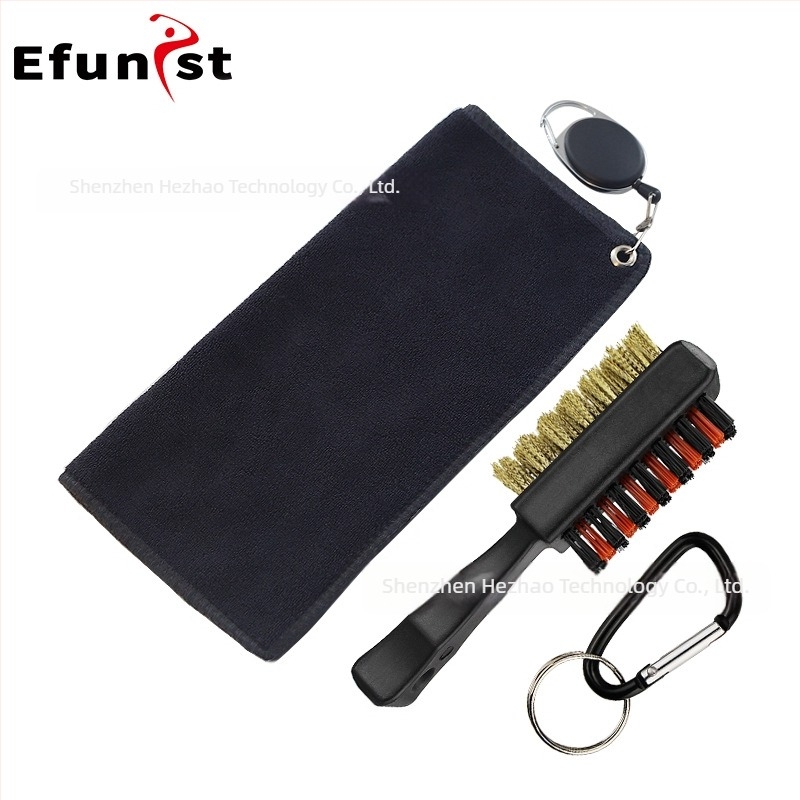 Golf ručnik efunist - poliester, dvostrani baršun, karabiner, unutarnja i vanjska upotreba