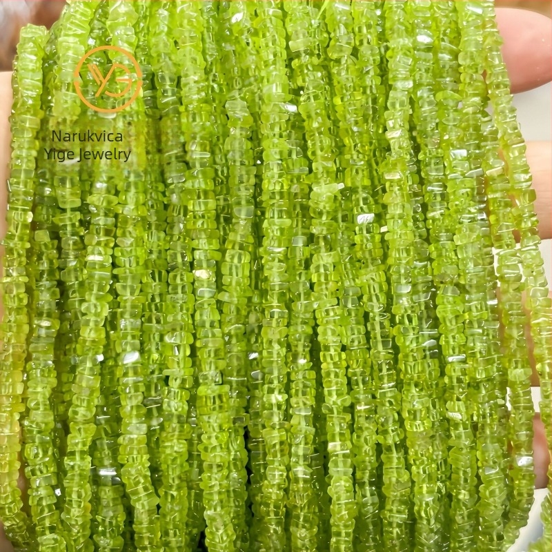 DIY dodaci za nakit — jade spacer perle, amorfni kvadratni oblik, poluproizvod, rezanje i poliranje