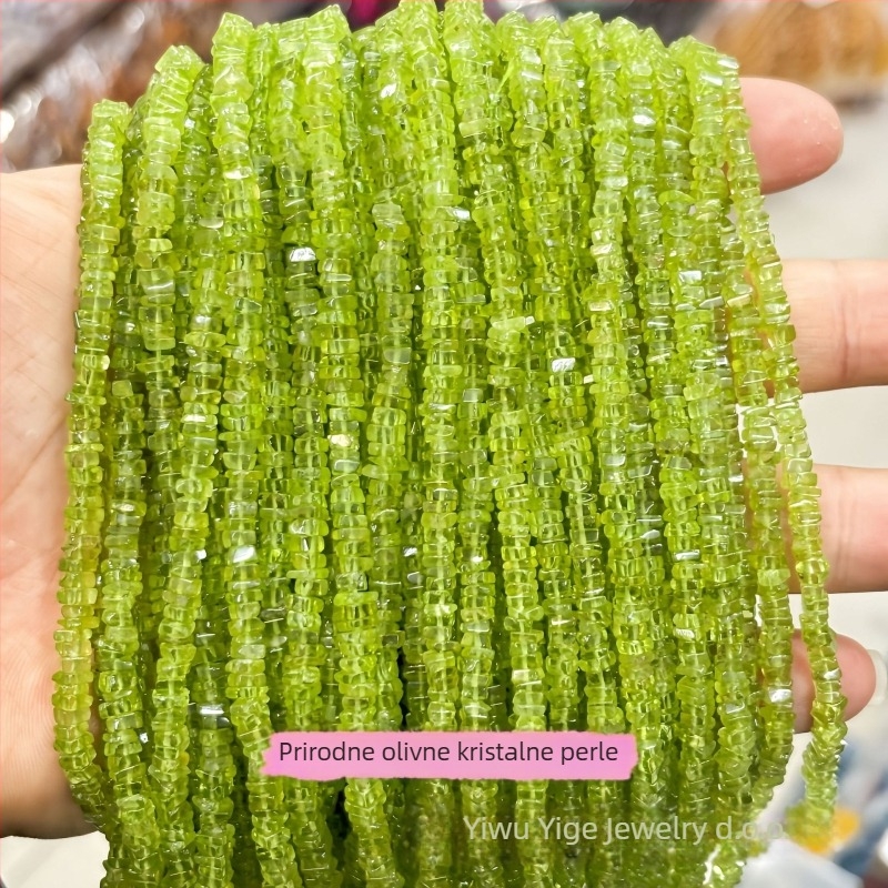 DIY dodaci za nakit — jade spacer perle, amorfni kvadratni oblik, poluproizvod, rezanje i poliranje