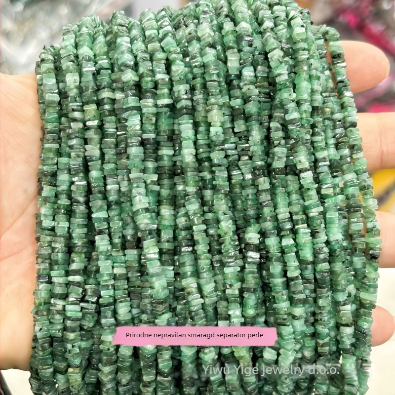 DIY dodaci za nakit — jade spacer perle, amorfni kvadratni oblik, poluproizvod, rezanje i poliranje