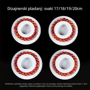 Držač za perle za nakit – DIY narukvice, smola, geometrijski oblik konkavno-konveksan, Hongma MZ2373