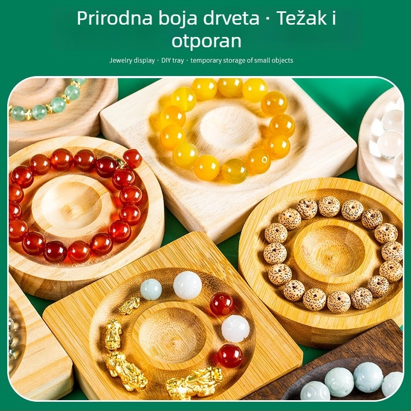 Držač za perle za nakit – DIY narukvice, smola, geometrijski oblik konkavno-konveksan, Hongma MZ2373