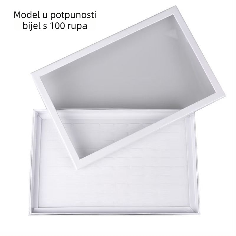 Kutija za nakit – ABS materijal, velik kapacitet, brenda Mingshuo, za prstenje i naušnice