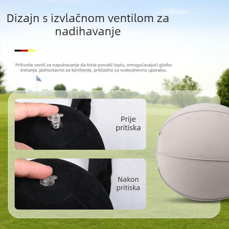 Golf pametna lopta – trener za korekciju držanja tijekom šviga, pomoćni korektor za ruku, PVC, Kaiersn