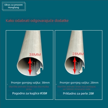Držač za dodatke za rolo sjenila – Materijal: POM metal, Hongfang, Kategorija: Dodaci, Stil: Moderna jednostavnost