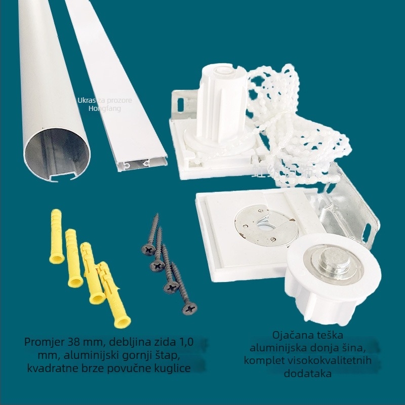 Držač za dodatke za rolo sjenila – Materijal: POM metal, Hongfang, Kategorija: Dodaci, Stil: Moderna jednostavnost