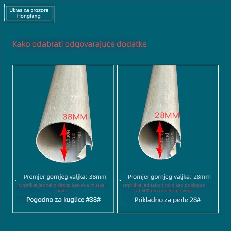 Držač za dodatke za rolo sjenila – Materijal: POM metal, Hongfang, Kategorija: Dodaci, Stil: Moderna jednostavnost
