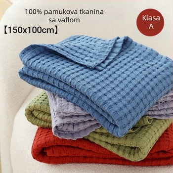 Pamučna ručnik deka, 300–499 g, četiri godišnja doba univerzalna, moderni minimalistički stil