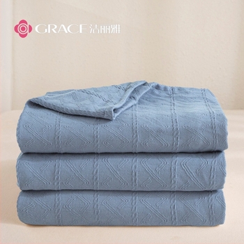 Pamukasta ručnik-deka za ljeto, kod Gyr02, 1000–1499 g, sve sezone, stil Ins