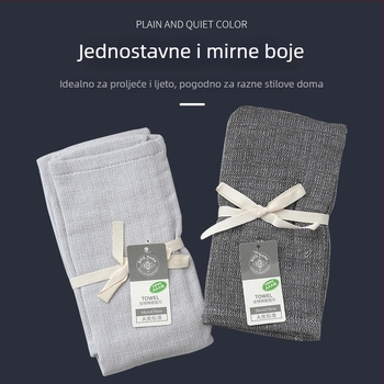 Sleep dječji ručnik za lice od čiste pamuka, mekan, upija, nježan prema koži, prozračan, ravno tkanje, težina 100–120 g