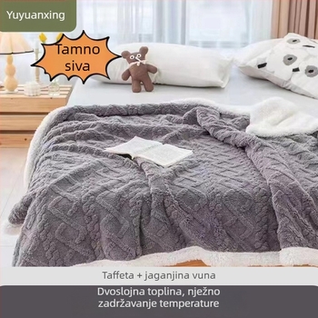 Deka od poliesterskih vlakana, ručnik tipa, 300–500 g, jednostavan uzorak, prilagodljivo