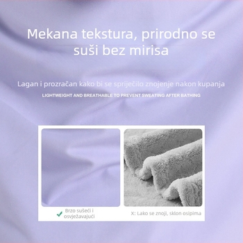 Three Cranes mikrofiber kapuljača za plažu pončo ručnik s otiskom, oversize, brzo sušenje
