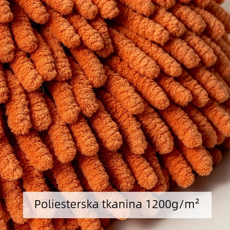 Cartoon rak chenille – plišasta igračka ručnik za ruke, apsorbentan i višenamjenski dodatak; materijal: poliestersko vlakno; težina: 100–120 g; tkanje: plosno tkanje; vlakna: 19 niti