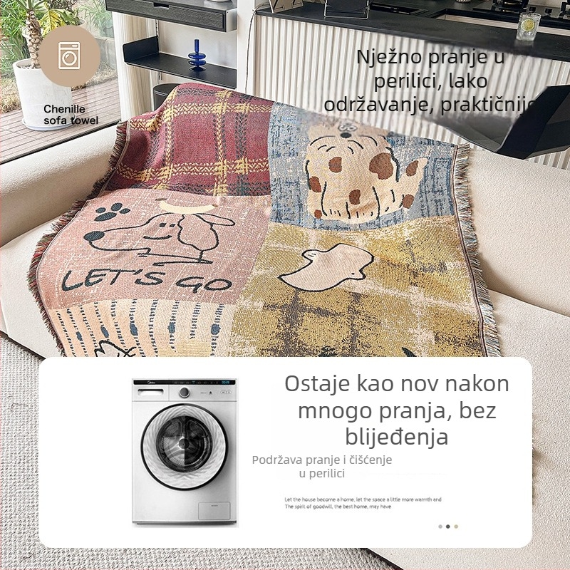 Vanjska piknik podloga i kamping deka, pleteni materijal, četiri godišnja doba, navlaka za kauč i deka za odmor