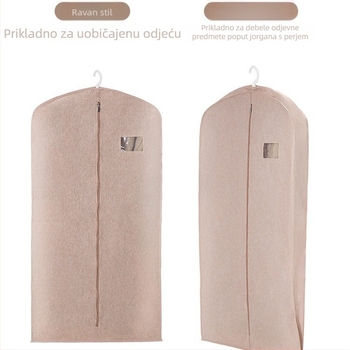 3D ojačani zaštitnik za odijelo, prozračan, za skladištenje odjeće u domu, Oxford platno