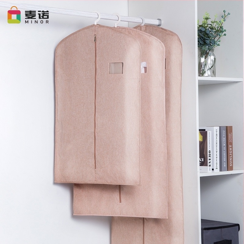 3D ojačani zaštitnik za odijelo, prozračan, za skladištenje odjeće u domu, Oxford platno
