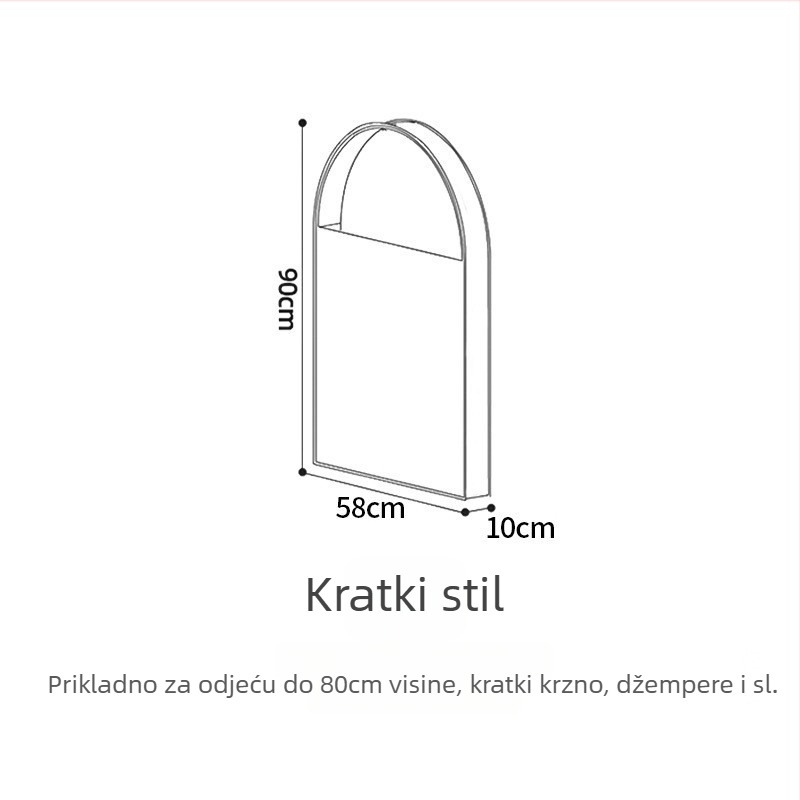 Zaštitna navlaka za odjeću od guste pamuke, prozračna, japanskog stila, zaštita od prašine i vlage