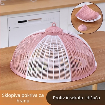 Poklopac za povrće i hranu, prozračan, plastični materijal, zaštita od prašine i insekata, moderni minimalistički dizajn, predstavljen 2025.