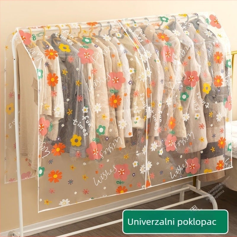 Plastična zaštitna vrećica za odjeću – jednostavan kineski stil, za putovanja, zaštita od prašine