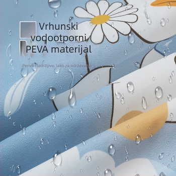 PEVA navlaka za klima-uređaj s punim pokrovom, unutarnje vješanje na zid, otporna na prašinu i vodootporna, veličina 95 × 20 × 31 cm, pogodna za 1–1,5 HP, svjež minimalistički stil