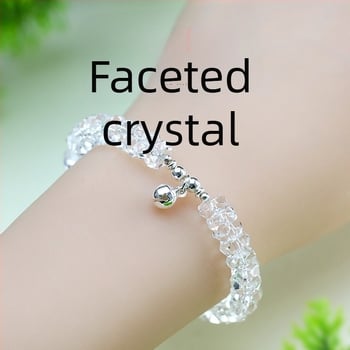 Narukvica od faceted kristala – ručna izrada, Only, ženski stil, nadahnuto prirodom, svježa i slatka, poklon za putovanje
