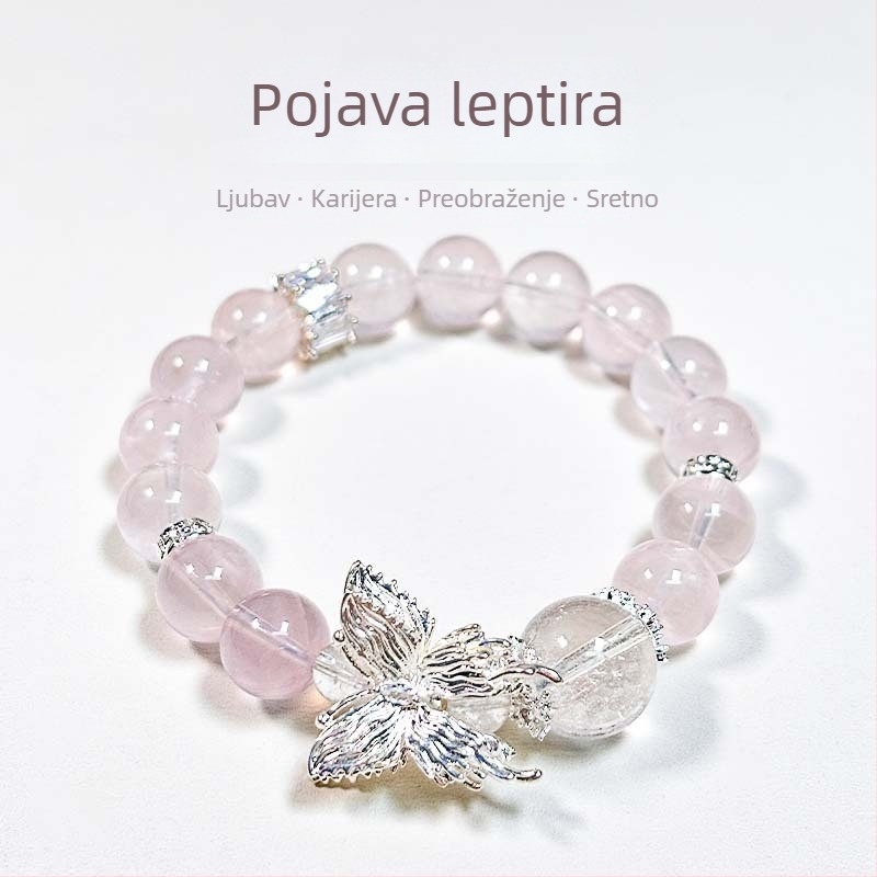 Modni komad za ruke – prirodni kristal, ručno izrađeno, oblik životinje/zodijak, ženstvenog stila, svjež i sladak