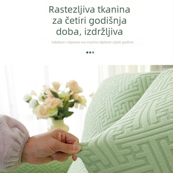 Navlaka za modulani kauč, četiri sezone, univerzalna, jednobojna, zaštita od prašine, otporna na habanje, elastična, protiv klizanja, protiv ogrebotina mačaka