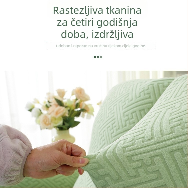 Navlaka za modulani kauč, četiri sezone, univerzalna, jednobojna, zaštita od prašine, otporna na habanje, elastična, protiv klizanja, protiv ogrebotina mačaka