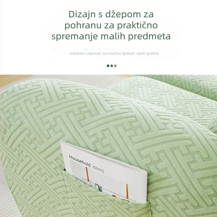 Navlaka za modulani kauč, četiri sezone, univerzalna, jednobojna, zaštita od prašine, otporna na habanje, elastična, protiv klizanja, protiv ogrebotina mačaka
