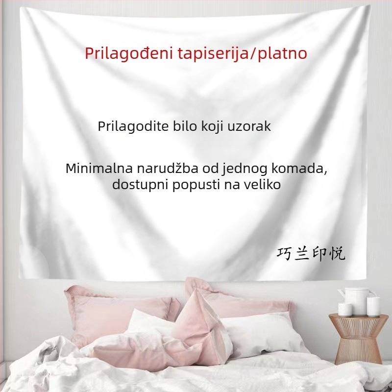 Poliesterski goblen s digitalnim otiskom, dekorativni goblen za dnevni boravak i kampiranje