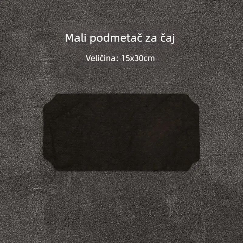 Čajna podloga za ceremoniju, ručno izrađena, dvostruki sloj, vodootporna, platno i lan