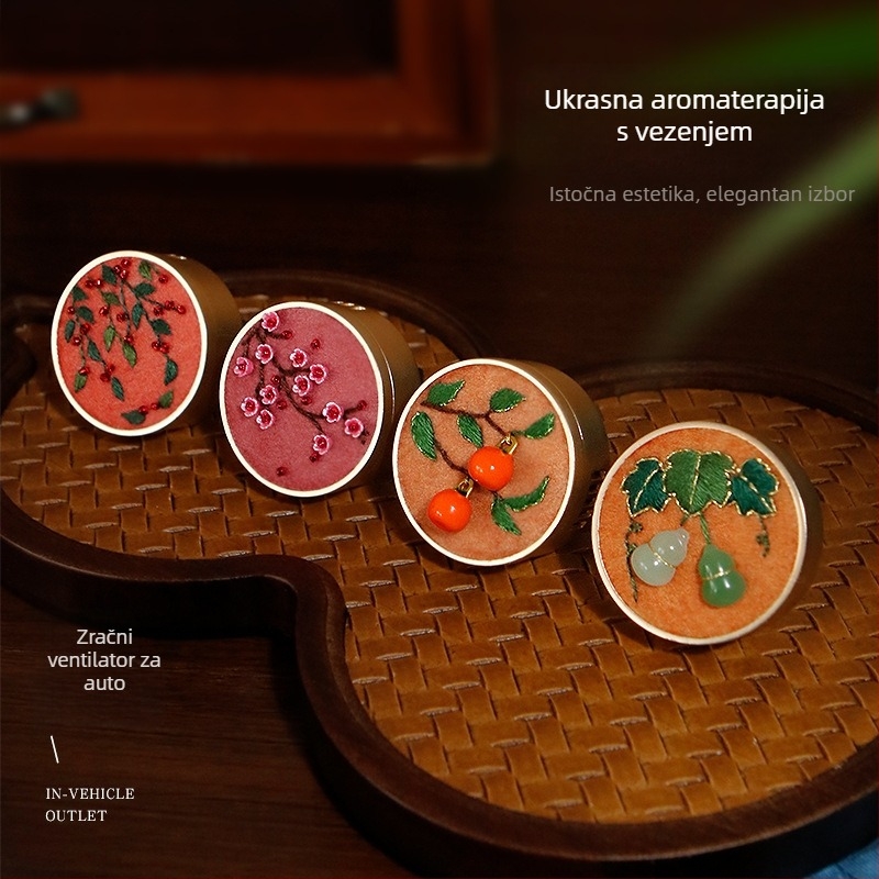 DIY komplet za šivanje, novi kineski stil, tkaninsko šivanje s tabletama za aromatiziranje automobila, za dnevni boravak, spavaću sobu, restorane i poslovne prostore