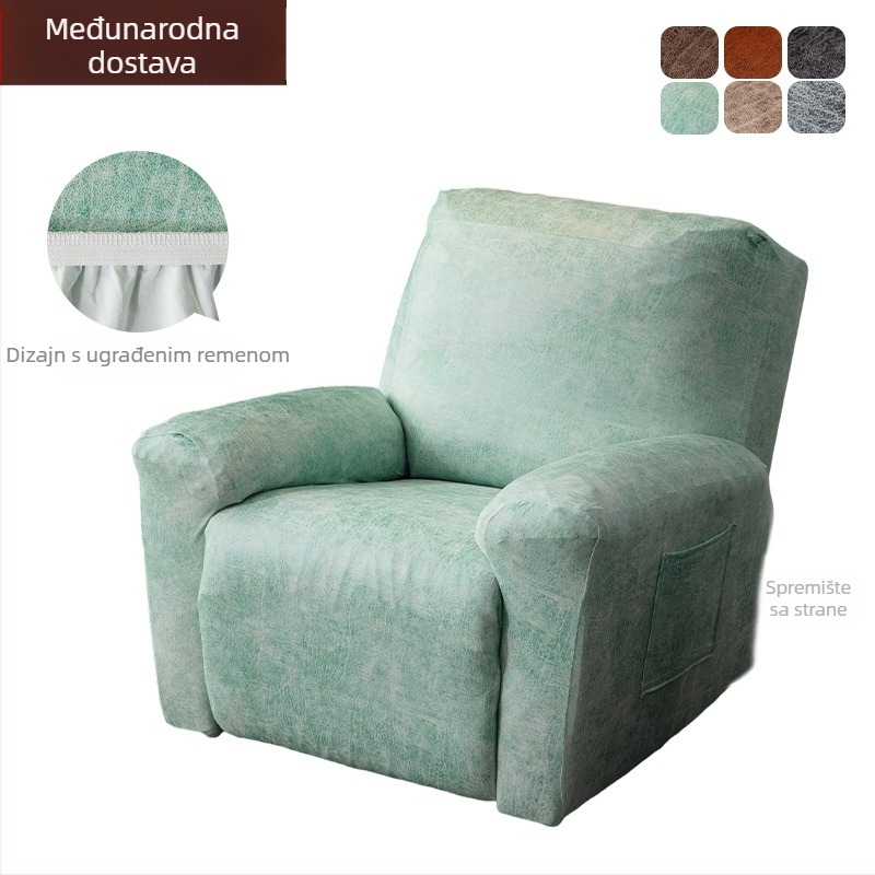 Presvlaka za jednosjednu sofu (elastična; poliester; za jednosjednu sofu; minimalistički stil; prilagodljiva)