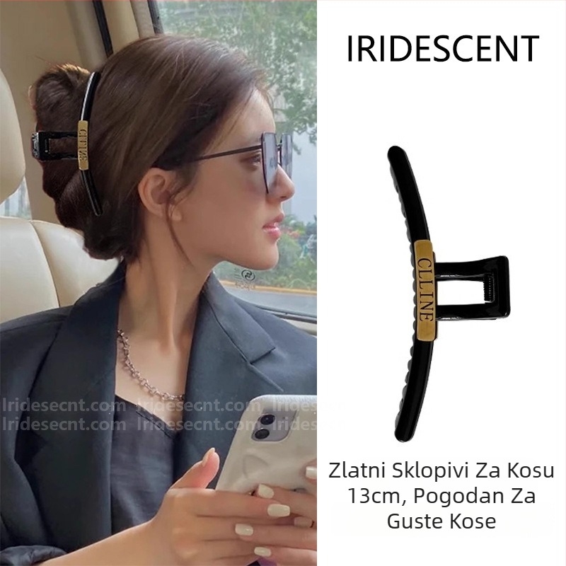 Gripper klips za kosu — ručno izrađeno, miješani materijali, korejsko nadahnuće, svjež i sladak stil, za žene