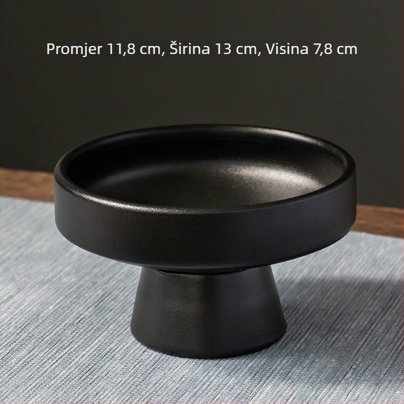 Voćni tanjur s visokim nogama, porcelanski, kineski stil, Dongchen Ceramics, prvoklasna kvaliteta