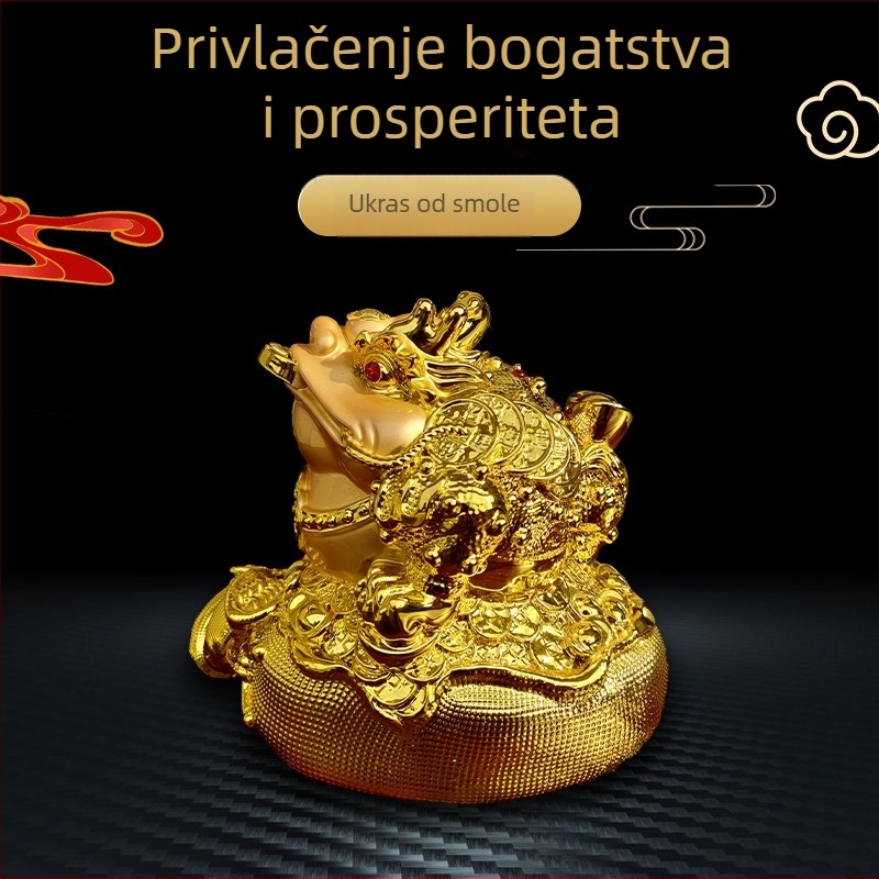 Ručni rad od smole za bogatstvo i blagostanje, dekor dnevnog boravka i izložak na ormariću (Materijal: smola; Kategorija: radovi od smole; Stil: kineski; Pakiranje: obična ambalaža)