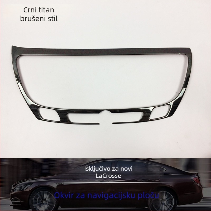 Metalni ukrasni dio središnje konzole za držač vode Buick Regal 2016-2022; Marka Just Right; Šifra proizvoda Lacrosse water cup trim