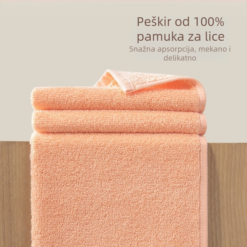 Kupaonski ručnik – pamuk, AB pređa, 40 g, apsorpcija 5–10 s, spiralno vlakno