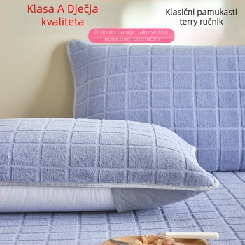 Par navlaka za jastuke od 100% pamuka, prozračni terry, protivklizne, za starije osobe