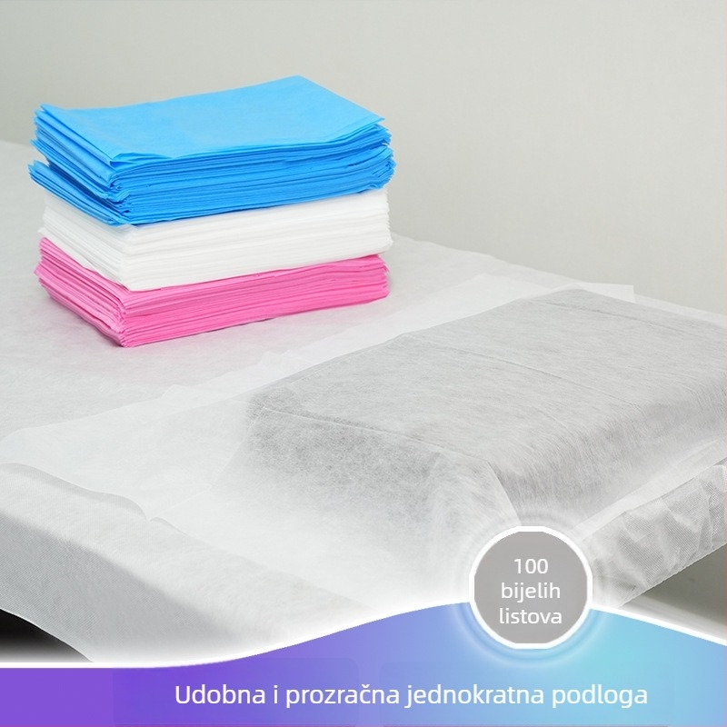 Jednokratne debeli vodootporni netkani ručnici za manikuru i pedikuru, salonske jastučiće za masažu, 100 komada u paketu