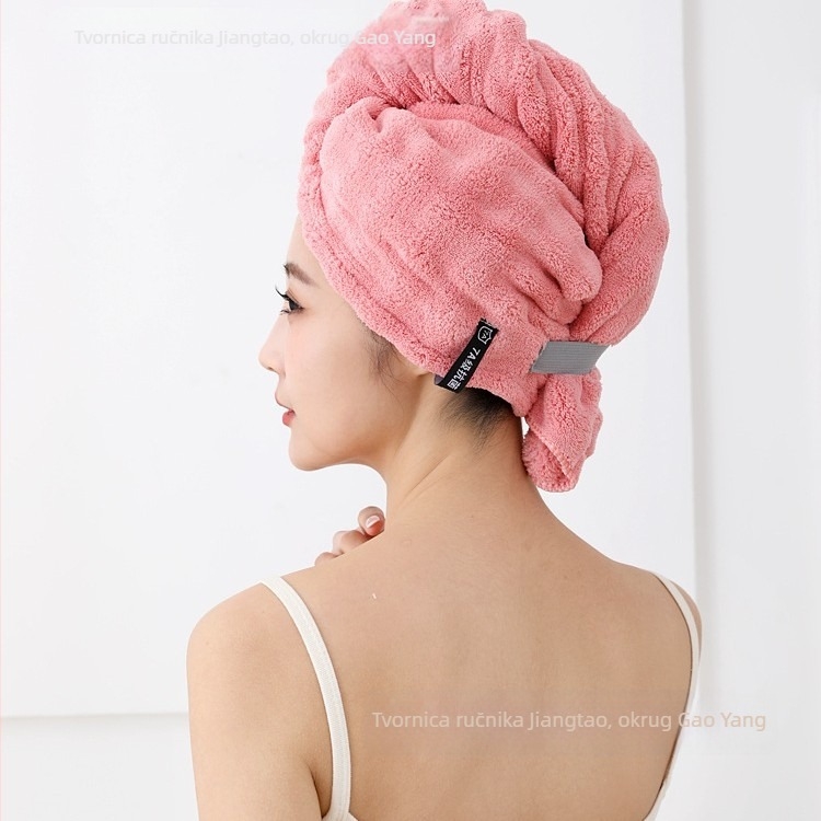 Suha kapa za kosu – koralni pliš, 150D vlakno, 100–119 g, Marka: Towel weaving edge