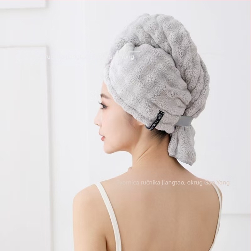 Suha kapa za kosu – koralni pliš, 150D vlakno, 100–119 g, Marka: Towel weaving edge