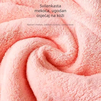 Langcheng suha kapa za kosu – dvostruka, debela i brzo upija; koralni baršun, vlakno 120D, šivanje zatvorenog ruba, težina 100–119 g, mogućnost prilagodbe