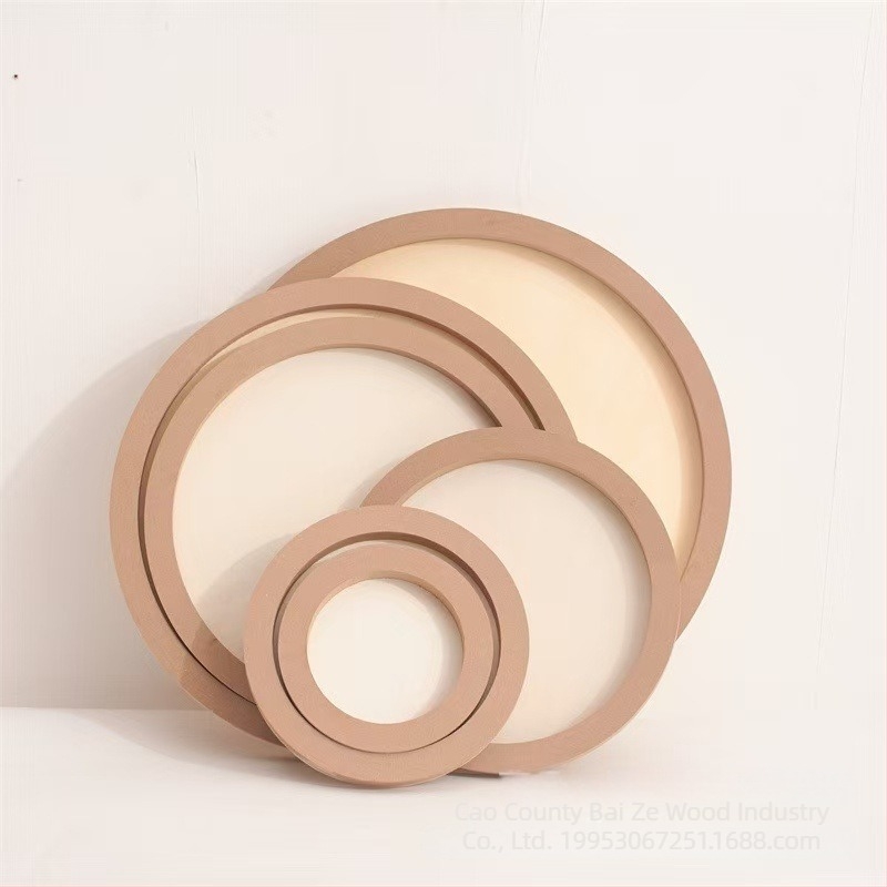 Drveni pravokutni okvir za fotografije za umjetnost od gline – ručno izrađeni DIY okvir od gline, Baize Wood Industry, serija Handmade Picture Frame Clay