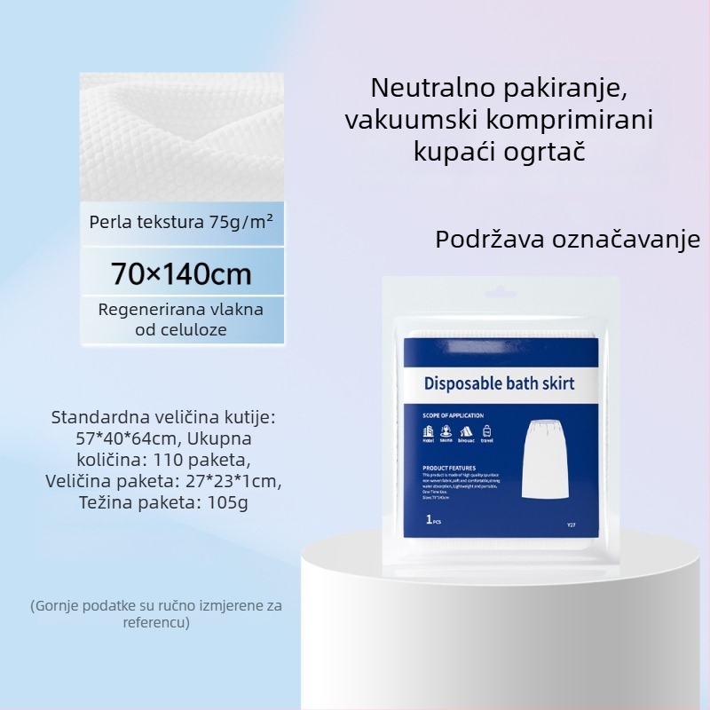 Kapa za sušenje kose – biljno vlakno, 80–99 g, prilagođena obrada